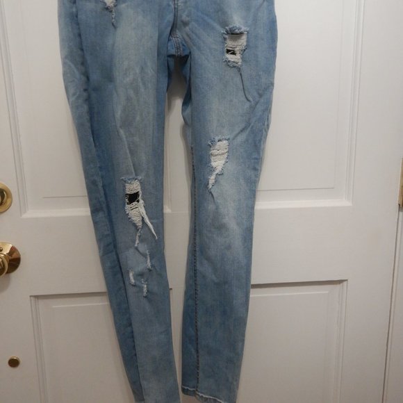 Refuge Overalls Size 8 Distressed Denim - Picture 7 of 7